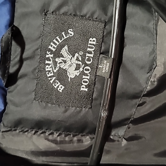 Beverly Hills Polo Club men's Large puffer jacket - Picture 3 of 9